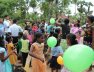 Celebrating the opening of a new playgroup and well - Karaveddy, Vavniya, Sri Lanka