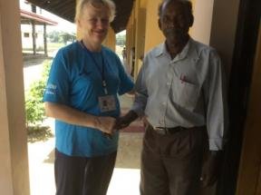 The principal at Ampilanthurai Primary