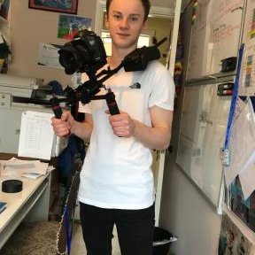 Oli filming for Ocean Stars Charity