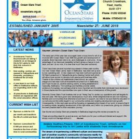 Ocean Stars June Newsletter