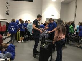Ocean Stars team pack for their trip