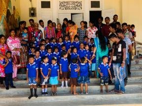 children who attend St Peters preschool in Yatiyanthota