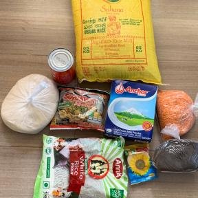 Food parcel contents