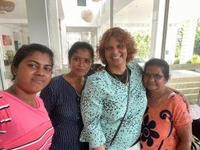 Dilanee back in Sri Lanka