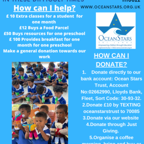 Ocean Stars June 2022 Appeal Flyer