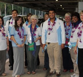 Ocean Stars team at the airport in Sri Lanka